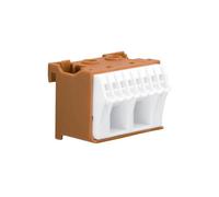 Bornier Phase Sans Vis 8x4mm2 + 2x25mm2 Hager Kn10p