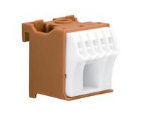 Bornier phase sanvis 5x4mm2 + 1x25mm2 63A - HAGER KN06P