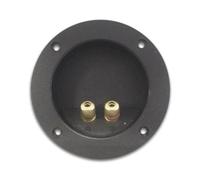 BORNIER POUR ENCEINTE - ROND - DORE