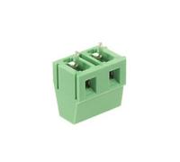 Bornier professionnel, 2 pôles, vert, au pas de 7.5mm