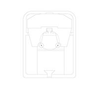 Bornier ptc protege-moteur pour refrigerateur Electrolux 242511821