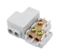 Bornier répartiteur haute puissance, 4 paquets, une/deux/trois entrées vers connecteur parallèle de sortie 2/4/6, conducteur en laiton(Style 1)