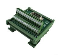 Bornier SCSI-26P-CN-F 26 broches pour montage sur rail DIN utilisé lorsque la compatibilité de l'interface SCSI 26P CN et la durabilité mécanique sont requises
