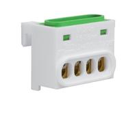 Bornier T 4 racc. IP2X - COFFRET DISTRIBUTION HAGER GZ04E