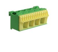 Bornier terre sans vis 14x4mm2 + 4x25mm2 HAGER KN18E