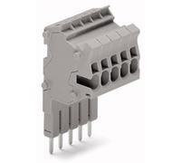 Bornier WAGO 2001-556 4.20 mm ressort de traction gris 10 pc(s)