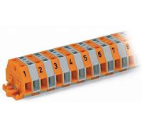 Bornier WAGO 260-410 6 mm ressort de traction Affectation: L gris 25 pc(s)