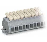 Bornier WAGO 261-152/341-000 6 mm ressort de traction Affectation: L gris 100 pc(s)