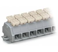 Bornier WAGO 261-258/342-000 10 mm ressort de traction Affectation: L gris 50 pc(s)