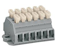 Bornier WAGO 261-426/341-000 6 mm ressort de traction Affectation: L gris 50 pc(s)