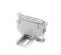 Borniers à fusibles for rail DIN, connecteurs gris UK5-HESI à vis, 10 pièces, porte-fusible à vis UK5-HESILED, conducteur de fil(220V light,2A fuse)