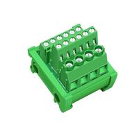 Borniers à vis for montage sur rail DIN Modules de distribution Tableaux de distribution d'alimentation(HL-PBB-2-6-ECO)