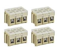 Borniers à vis série JF6, 2 entrées 2 sorties, 0,5-10 mm², conception à verrouillage modulaire Câblage et branchement(3-P 4-10mm² (4 PCS))