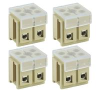Borniers à vis série JF6, 2 entrées 2 sorties, 0,5-10 mm², conception à verrouillage modulaire Câblage et branchement(2-P 0.5-4mm² (4 PCS))