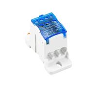 Borniers de distribution d'alimentation for rail DIN UKK, 1 pièce, for adultes, connecteur de fil électrique universel, une entrée, plusieurs sorties(UKK80A)
