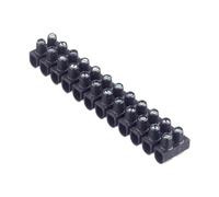 Borniers de raccordement en PP, TBS-60A-25mm2. Noir. Barrette de 12 borniers