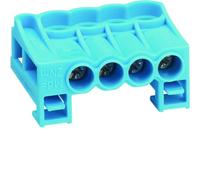 borniers neutre - arrivée - cages a vis 4 x 25 mm2 - hager kn04n