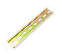Borniers rail DIN en acier 35 mm x 15 mm NS35, for disjoncteurs C45/DZ47, connecteurs industriels étanches(NS35-S-10 CM)