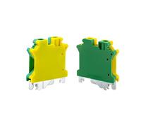 Borniers sur Rail PE Din, 10 pièces, connecteur de classe universel de terre USLKG-6N, conducteur de fil à vis USLKG6