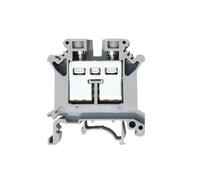 Borniers universels UK-16N 16 mm² 800 V 101 A, connecteur en cuivre monté sur rail DIN, type à vis, 10 pièces