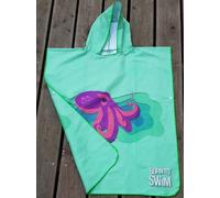 Borntoswim octopus poncho junior green s