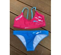 Borntoswim sharks bikini blue/pink xxl