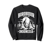 Borobudur Stupa Bouddhiste de Java Central Indonésie Cadeau de Voyage Sweatshirt