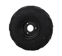 BOROCO 145/70-6 ATV TEBEBESSEBESS TIRE 6IN RIM 3 BOULON Modèle 14,2 Pouces de 5,3 Pouces de Large avec Caoutchouc Premium pour les Enfants GO Kart UTV Quad Bike 4 Wheelers