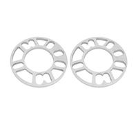 BOROCO 2 pièces 10mm entretoises de roue cales plaque, entretoises de roue en alliage d'aluminium cales accessoires créatifs universels adaptés pour roue à goujon 4/5