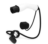 BOROCO Adaptateur Type 2 vers Prise schuko pour Station de Charge de Voiture, Adaptateur de câble de Charge Schuko pour véhicules électriques