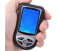 BOROCO Altimètre électronique,8 en 1 Multifonctionnel Thermomètre de Navigation électronique Boussole GPS,Portable Baromètre de Prévision Météo avec Rétroéclairage LED Compteur pour Randonnée