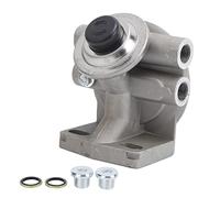 BOROCO Base de filtre à huile de pompe à main, Base de filtre à huile Pompe d'amorçage à main Base de montage de filtre à carburant M16X1.5MM 1-14" Spin On Mount