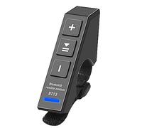 BOROCO BT13 V5.0 TéLéCommande Bluetooth Portable de Moto, TéLéCommande sans Fil Bluetooth pour Haut-Parleur Mains Libres, ContrôLe D'Appel Musical (15M)