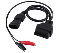 BOROCO Câble de Diagnostic, Connecteur Adaptateur on-Board Diagnostics2 à 3 Broches et 16 Broches Câble de Diagnostic pour Alfa Lancia