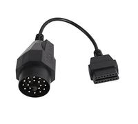 BOROCO câble de Scanner de connecteur Adaptateur OBD1 20 Broches à 16 Broches OBD2 pour BM_W E36 E38 E39 E46 E53 X5 Z3