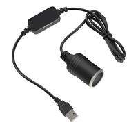 BOROCO Convertisseur Allume-Cigare USB, 60cm 5V vers 12V PVC Cuivre Adaptateur Allume-Cigare USB Câble Convertisseur Allume Cigare Voiture pour Dashcam Aspirateur Ventilateur