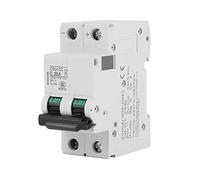 BOROCO Disjoncteur miniature 2P 250V, disjoncteur miniature DC basse tension pour système photovoltaïque à énergie solaire système hybride éolien et solaire(25A)