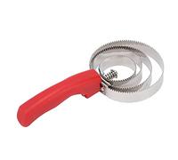 BOROCO Étrille en acier inoxydable pour chevaux, vaches, moutons, poignée ergonomique, conception double face pour le toilettage, élimination de la boue, matériau durable et robust (Peigne vache et