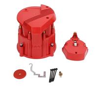 BOROCO Grand distributeur Cap Rotor Kit de remplacement Distributeur Cap Tune Up Assembly pour K549 SBC 283 305 307 327 350 400 454 396 427 (Rouge)
