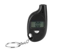 BOROCO Manometre Pression Pneu, 5-150PSI Mini testeur de jauge de pression d'air de pneu LCD numérique avec porte-clés connecteur inférieur