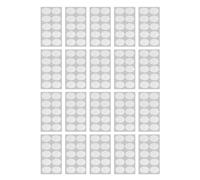 BOROCO - Patch de Support de Boucles d'oreilles, 20 Feuilles, empêche l'étirement, Transparent, Invisible, sans Trace, stabilisateurs de Boucles d'oreilles Lourdes pour Filles