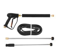 BOROCO Pistolet pulvérisateur d'eau haute pression 3000 psi Nettoyant puissant Lave-auto avec 2 tiges d'extension Tuyau de 8 m pour le nettoyage des voitures Équipement mécanique Sols