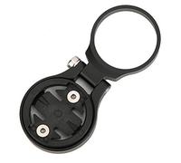 BOROCO Support de Compteur de Vélo, Support d'Extension de Compteur Kilométrique de Cyclisme en Alliage d'Aluminium, Support de Vélo Avant Réglable pour VTT (Noir-Garmin)