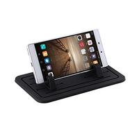 BOROCO Support Telephone Voiture, Amélioré Porte Téléphone Voiture Tableau de Bord Silicone, Opération à Une Main Car Phone Holder pour Smartphones iPhone Samsung Xiaomi