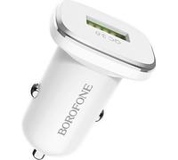 Borofone chargeur de voiture quick charge 3.0 - Blanc KP27938