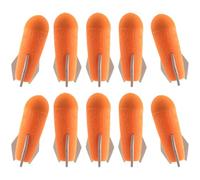 BOROLA Lot de 10 fléchettes en mousse EVA compatibles avec Nerf N-Strike | Missiles creux en mousse EVA souple pour tir à longue distance réutilisables pour les batailles en plein air et la pratique