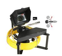 Boroscopio, Caméra d'inspection des tuyaux d'égout avec 1 6g TF Carte DVR Endoscope industriel de drain iP68 5600MA batterie 4.3inch moniteur(20m)