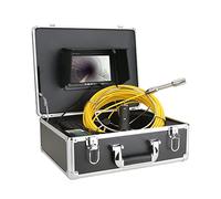 Boroscopio, Caméra vidéo d'inspection de conduite d'égout 7 ", IP68 HD 1000TVL Système d'endoscope industriel pipeline avec 1 2pcs LED(40 m)