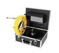 Boroscopio, Caméra vidéo d'inspection de tuyau d'égout 9 "de 9" avec compteur Catégorie 17mm 8 Go SD Carte DVR IP68 Endoscope industriel pipeline vidange(20m)