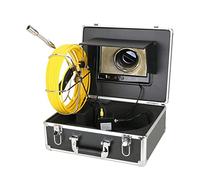 Boroscopio, Caméra vidéo d'inspection de tuyaux 9 "de 9", IP68 HD 1000TVL Système d'endoscope industriel pipeline d'égout avec 1 2pcs LED(10m)
